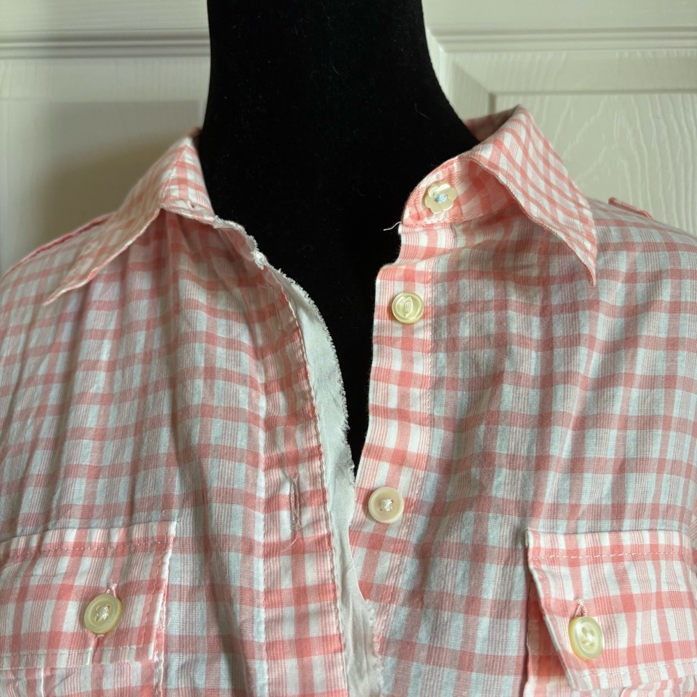 BANANA REPUBLIC Gingham Lightweight Shirt - Picture 5 of 15